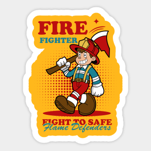 Flame Defenders Sticker